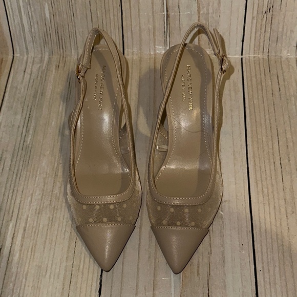 Marc New York Genevie sling back kitten heels. - Picture 1 of 5